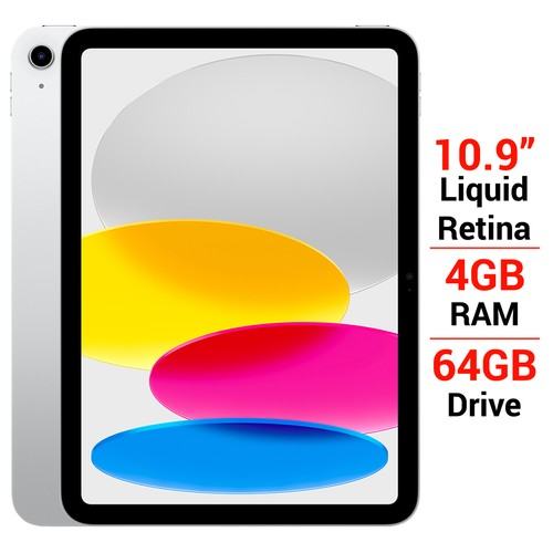 iPad Gen 10 Wifi 64GB 10.9 inch MPQ03ZA/A Bạc (2022 ...