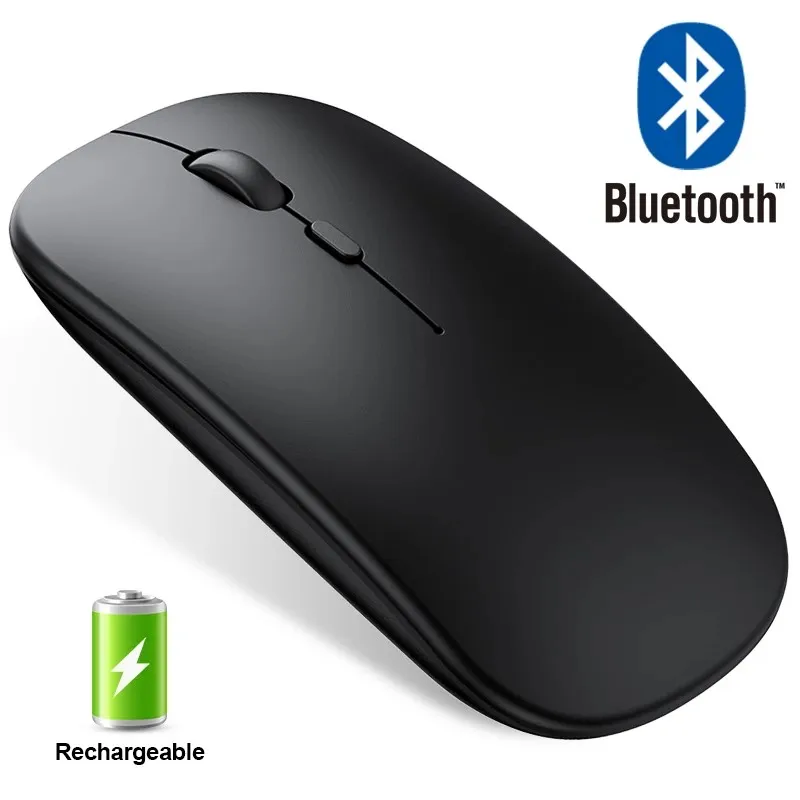 Bluetooth Mouse For APPle MacBook Air Pro 2020 2021 Mac Book iMac Laptop PC Wireless Mouse Rechargeable Mute Gaming Mouse Mice