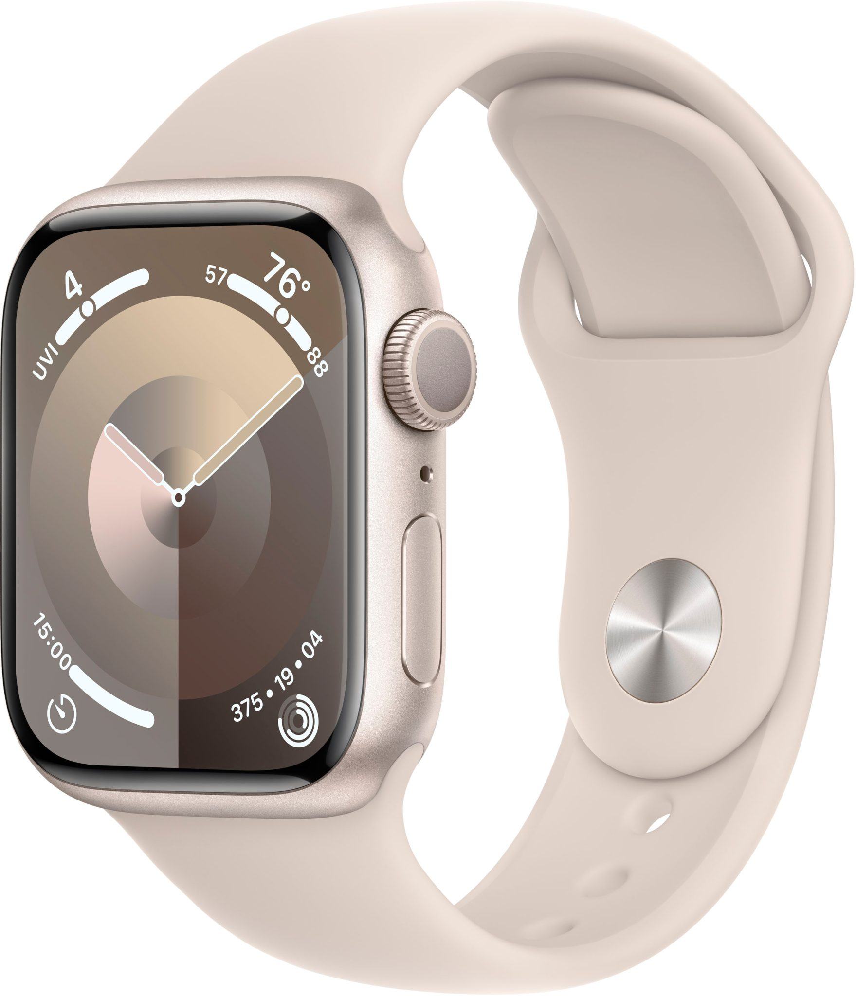 Apple Watch Series 9 (GPS) 41mm Starlight Aluminum Case with ...