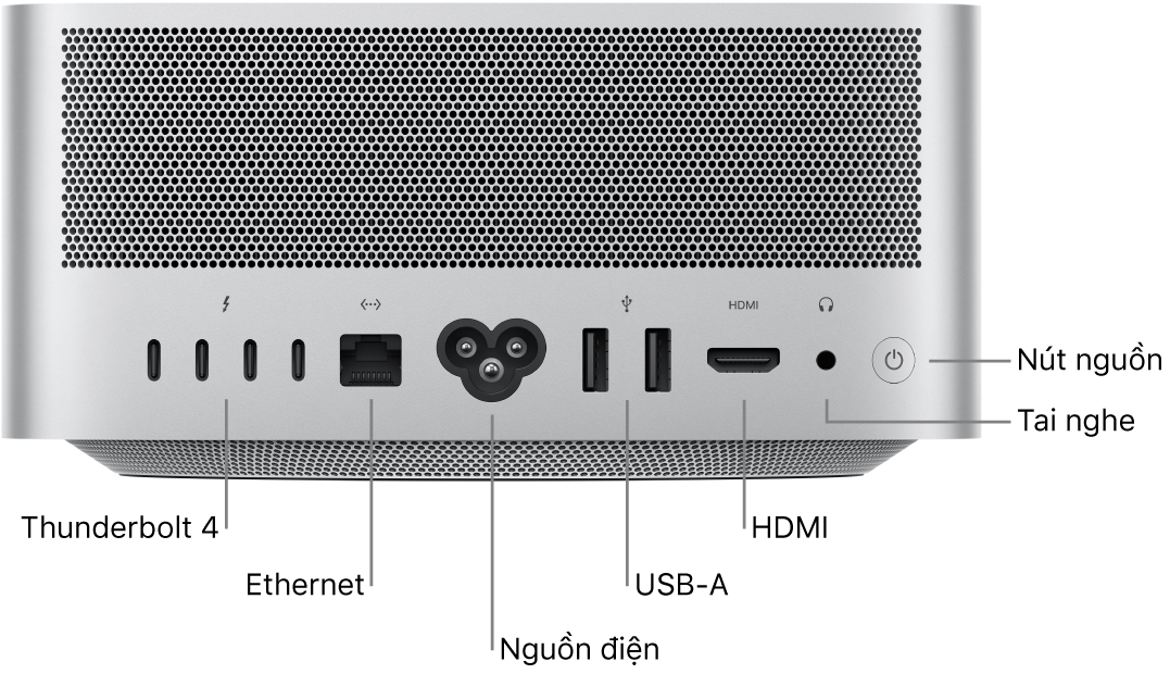 Mac Studio (2023) - Thông số kỹ thuật - Bộ phận hỗ trợ của ...