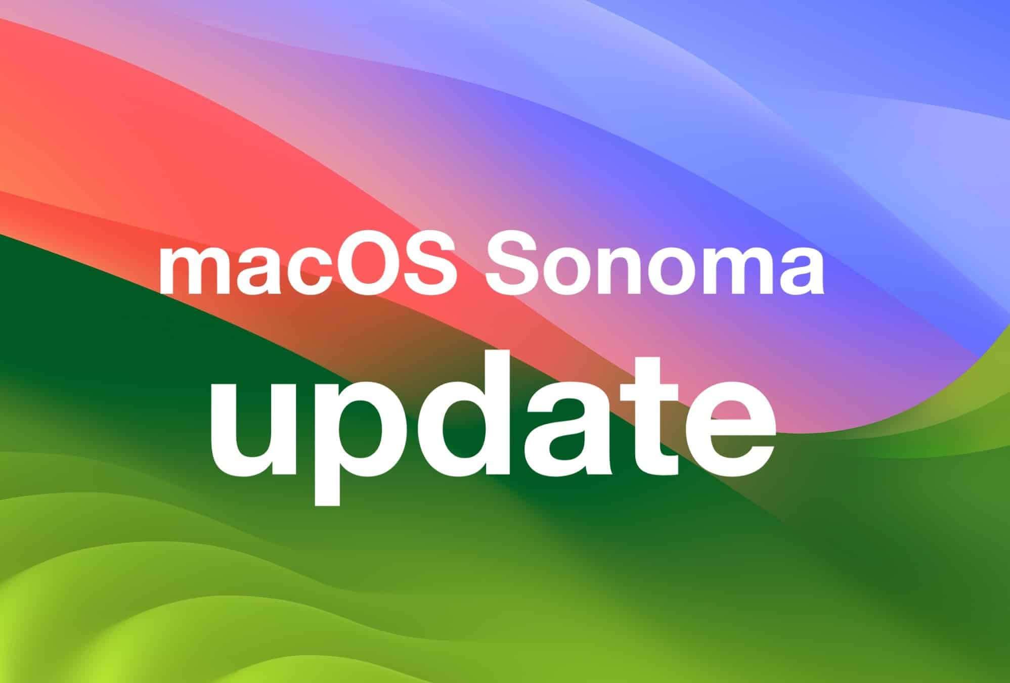 MacOS Sonoma 14.3 Update Available to Download Now for Mac