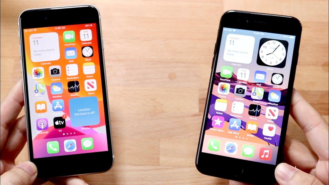 iPhone SE (2020) Vs iPhone 7 In 2021! (Comparison) (Review)