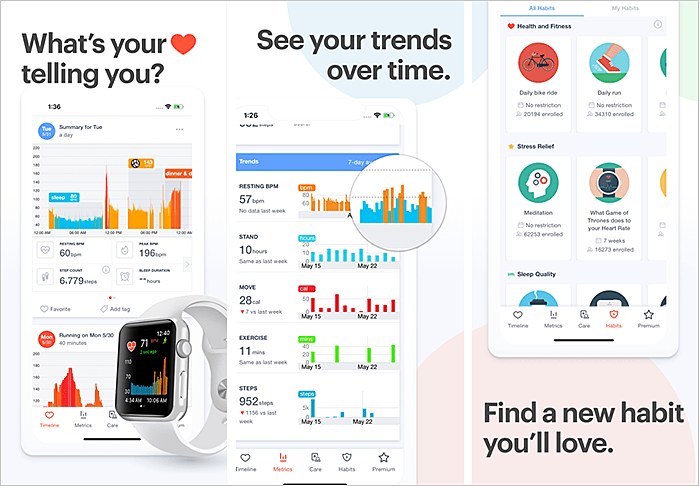 ung-dung-suc-khoe-tren-apple-watch Cardiogram